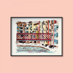 Pont Eiffel - print